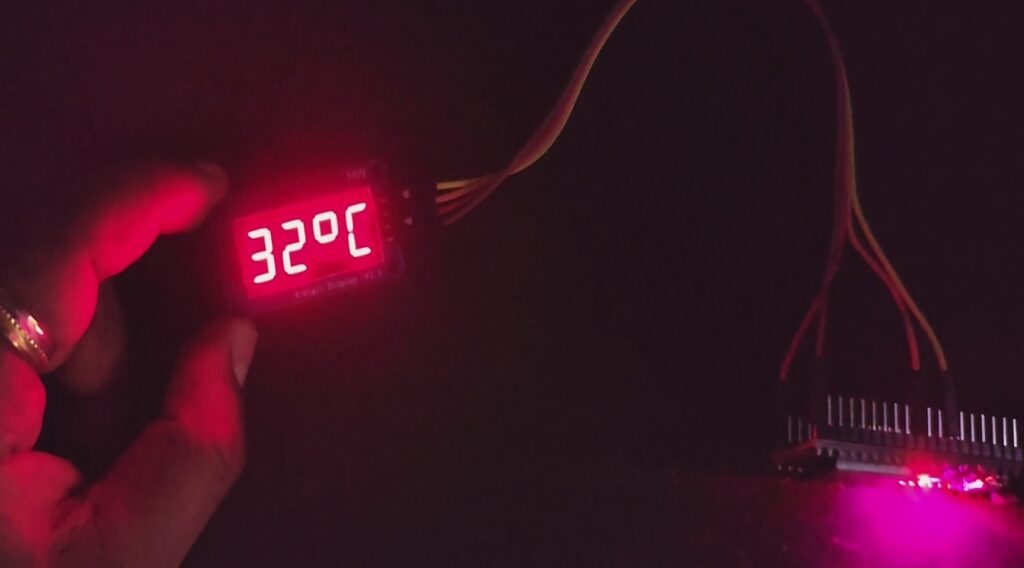Actual Temperature display
