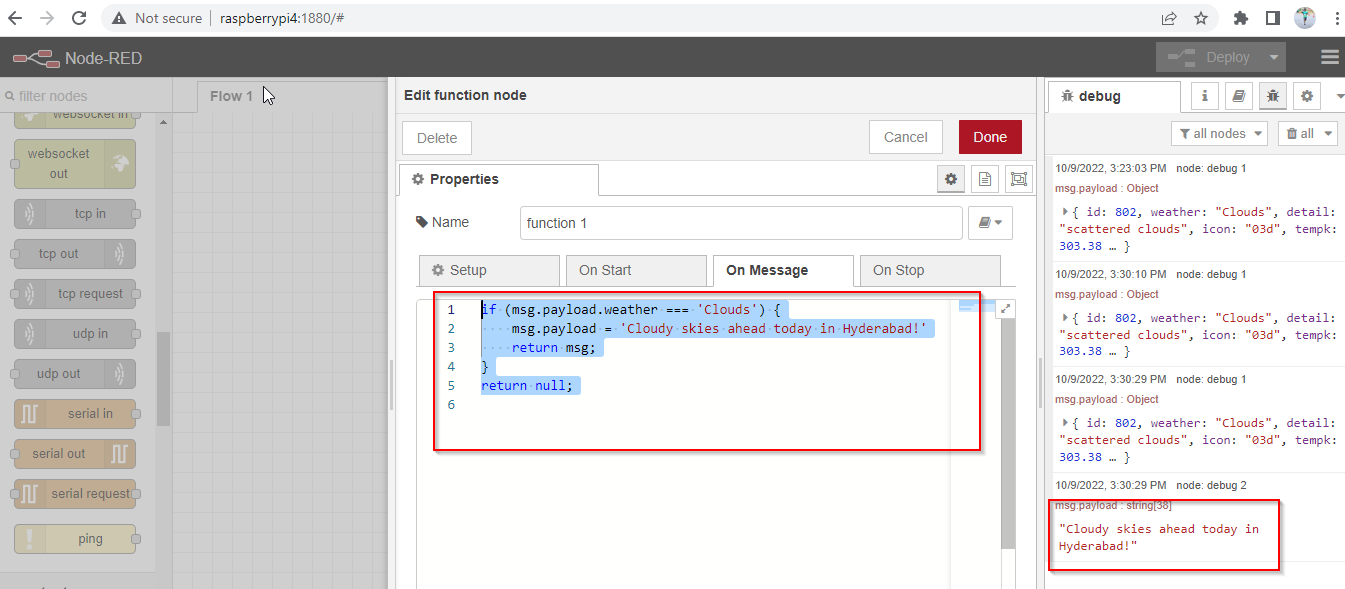 Getting Started with Node Red on Raspberry Pi - Digital Lab